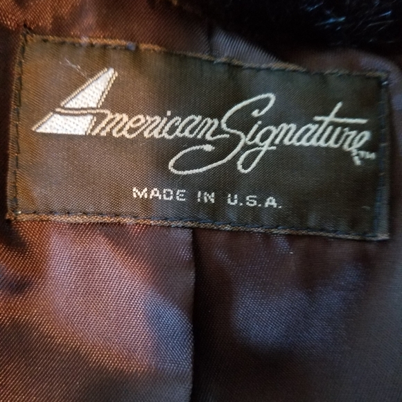 American Signature faux mink coat - Picture 3 of 5